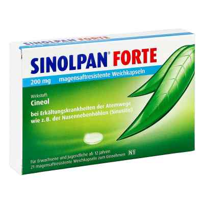 Sinolpan forte 200 mg magensaftresistent Weichkapseln 21 stk von Engelhard Arzneimittel GmbH & Co PZN 13816944