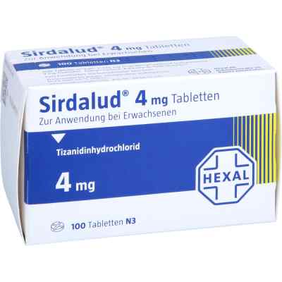 Sirdalud 4 mg Tabletten 100 stk von Hexal AG PZN 03023504