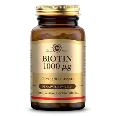 Solgar Biotin 1000 µg Kapseln 50 stk von pro medico Handels GmbH PZN 19500834