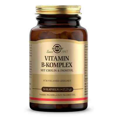 Solgar Vitamin B-komplex Kapseln 50 stk von pro medico Handels GmbH PZN 19500892