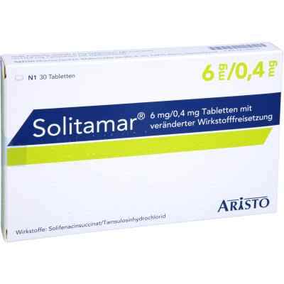 Solitamar 6 Mg/0,4 Mg Tab.m.veränd.wirkst.-frs. 30 stk von Aristo Pharma GmbH PZN 18196819