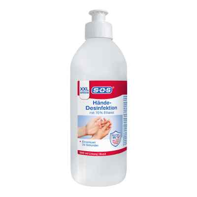 Sos Hände-desinfektion Lösung 500 ml von DISTRICON GmbH PZN 16733650