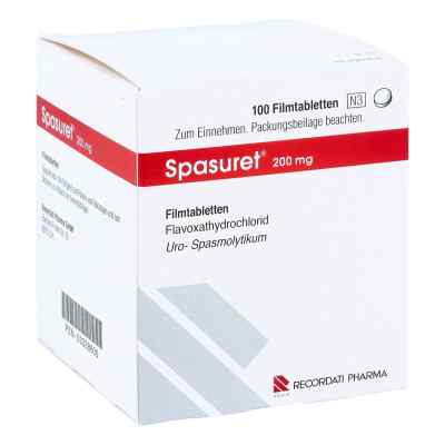 Spasuret 200 Filmtabletten 100 stk von Recordati Pharma GmbH PZN 03328600