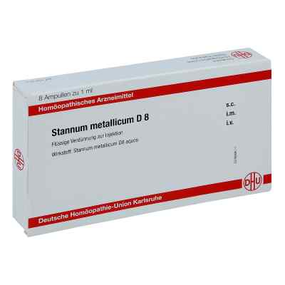 Stannum Metallicum D8 Ampullen 8X1 ml von DHU-Arzneimittel GmbH & Co. KG PZN 11708311