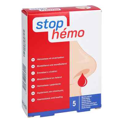 Stop Hemo Blutstillende Watte 5 stk von Dr.Dagmar Lohmann pharma + medical GmbH PZN 19848276