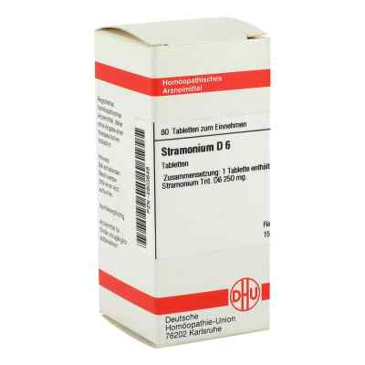 Stramonium D6 Tabletten 80 stk von DHU-Arzneimittel GmbH & Co. KG PZN 02803648