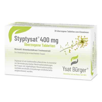 Styptysat 400 Mg überzogene Tabletten 30 stk von Johannes Bürger Ysatfabrik GmbH PZN 18119598