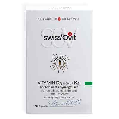 SwissOvit Vitamin D3 4000 i.E. + K2 Kapseln 