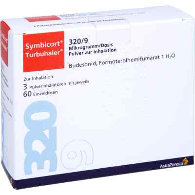 Symbicort Turbohaler 320/9 [my]g/dosis 60 Ed 3 stk von Orifarm GmbH PZN 10964207
