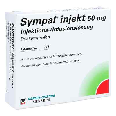Sympal Injekt 50 mg Injektionslösung 5X2 ml von BERLIN-CHEMIE AG PZN 00074464