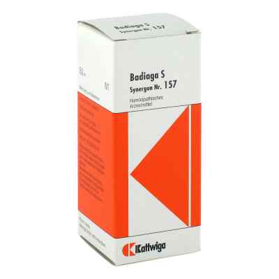 Synergon 157 Badiaga S Tropfen 50 ml von Kattwiga Arzneimittel GmbH PZN 00769367