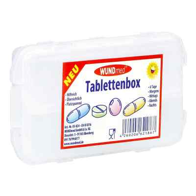 Tablettenbox mit 10 Fächern farbig sortiert 1 stk von Axisis GmbH PZN 06646795