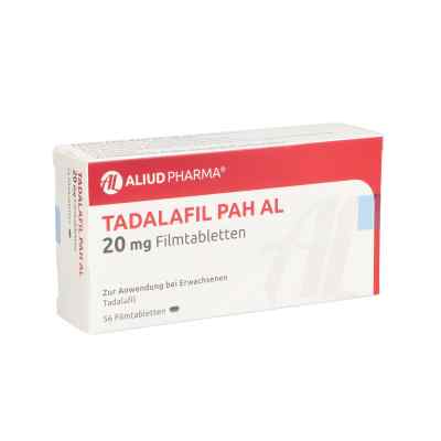 Tadalafil Pah Al 20 mg Filmtabletten 56 stk von ALIUD Pharma GmbH PZN 13231988