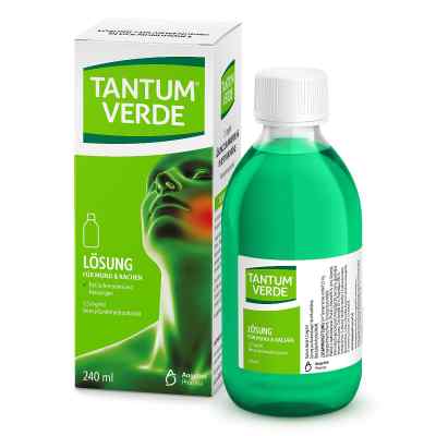 Tantum Verde 1,5 mg/ml Lösung 240 ml von Angelini Pharma Deutschland GmbH PZN 10253073