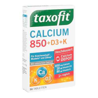 Taxofit Calcium 850+d3+k Depot Tabletten 30 stk von MCM KLOSTERFRAU Vertr. GmbH PZN 15589228