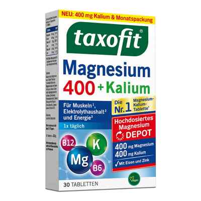 Taxofit Magnesium 400 + Kalium Depot Tabletten 30 stk von MCM KLOSTERFRAU Vertr. GmbH PZN 18112952