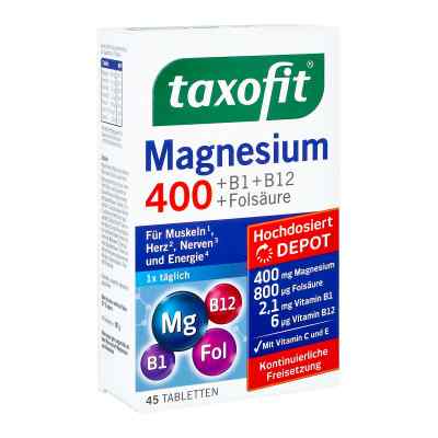 Taxofit Magnesium 400 Tabletten 45 stk von MCM KLOSTERFRAU Vertr. GmbH PZN 10715504