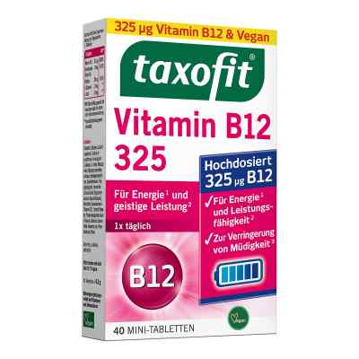 Taxofit Vitamin B12 Tabletten 40 stk von MCM KLOSTERFRAU Vertr. GmbH PZN 18017969