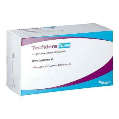 Tecfidera 240 mg 12 Wochen magensaftresistent hartkapsel 168 stk von Biogen GmbH PZN 10946899