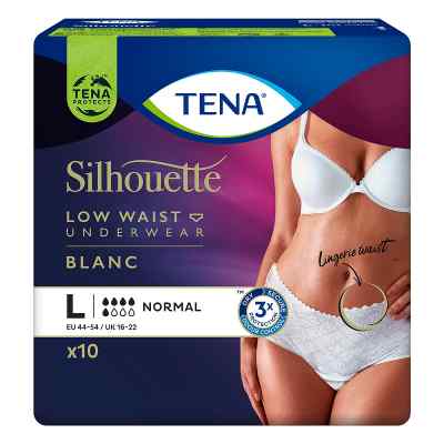 Tena Silhouette Normal 1xunterw.hüfthoch L blanc 6X10 stk von Essity Germany GmbH PZN 15236458