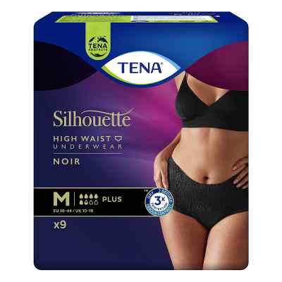 Tena Silhouette Plus M Noir 9 stk von Essity Germany GmbH PZN 16851042