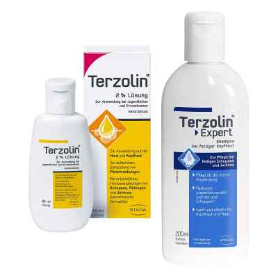 Terzolin Lösung 60 ml + Expert Shampoo bei fettiger Kopfhaut