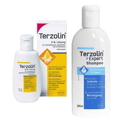 Terzolin Lösung 60 ml + Expert Shampoo bei trockener Kopfhaut