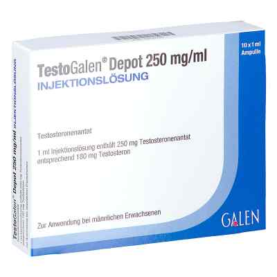 Testogalen Depot 250 Mg/ml Injektionslösung 10 stk von GALENpharma GmbH PZN 20122716