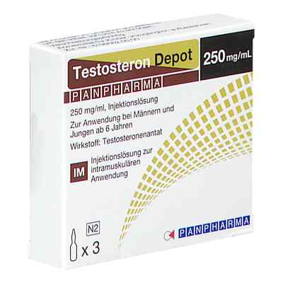Testosteron Depot Panpharma 250 mg/ml iniecto -l.amp. 3X1 ml von Panpharma GmbH PZN 16200379