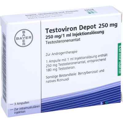 Testoviron Depot 250 Ampullen 3X1 ml von EurimPharm Arzneimittel GmbH PZN 06962674