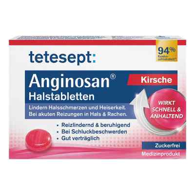 Tetesept Anginosan Halstabletten zuckerfrei Kirsch
