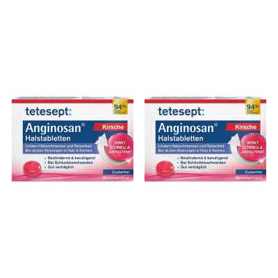Tetesept Anginosan Halstabletten zuckerfrei Kirsch