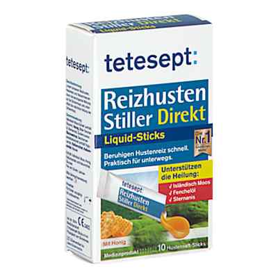 Tetesept Reizhusten Stiller Direkt Liquid Sticks