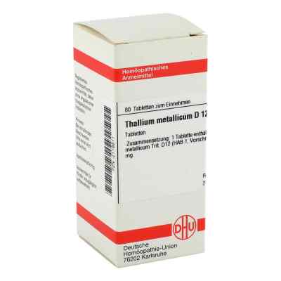 Thallium Met. D12 Tabletten 80 stk von DHU-Arzneimittel GmbH & Co. KG PZN 02119811