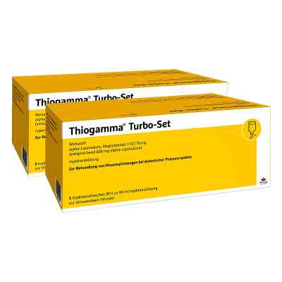 Thiogamma Turbo Set Injektionsflaschen 2X5X50 ml von Wörwag Pharma GmbH & Co. KG PZN 00921444