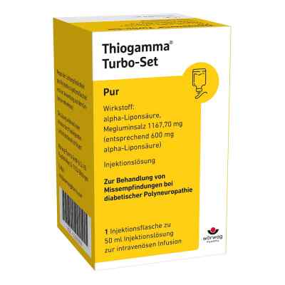 Thiogamma Turbo Set Pur Injektionsflaschen