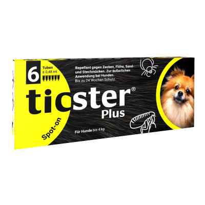 Ticster Plus Spot-on Lösung zum Auftropfen für Hunde bis 4kg 6X0.48 ml von O'ZOO GmbH PZN 16570194
