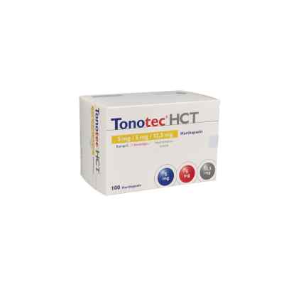 Tonotec Hct 5 mg/5 mg/12,5 mg Hartkapseln 100 stk von APONTIS PHARMA Deutschland GmbH  PZN 14408940