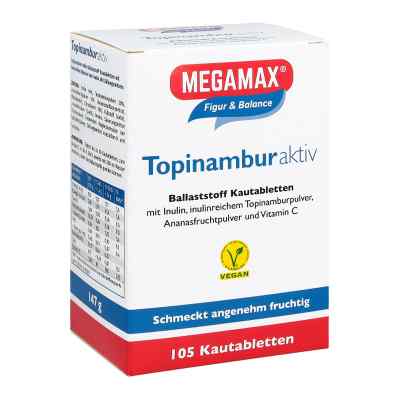Topinambur Aktiv Megamax Kautabletten 105 stk von Megamax B.V. PZN 01226545