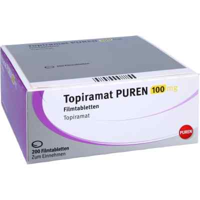 Topiramat Puren 100 mg Filmtabletten 200 stk von PUREN Pharma GmbH & Co. KG PZN 13821313