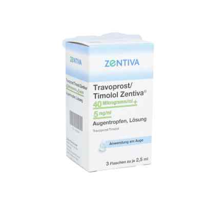 Travoprost/timolol Zentiva 40 [my]g+5 mg Augentrop