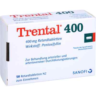 Trental 400 mg Retardtabletten 50 stk von EMRA-MED Arzneimittel GmbH PZN 00281068