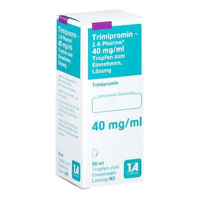 Trimipramin-1a Pharma 40 mg/ml Tropfen zum Einnehmen 50 ml von 1 A Pharma GmbH PZN 15436298