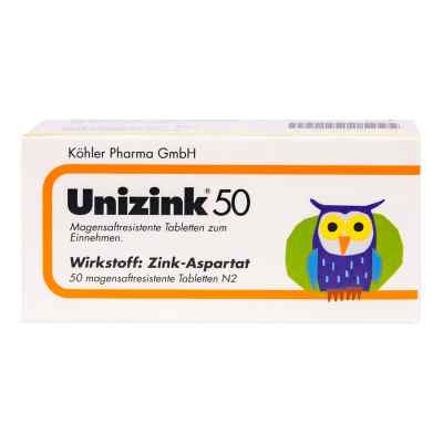 Unizink 50 50 stk von Köhler Pharma GmbH PZN 03441621