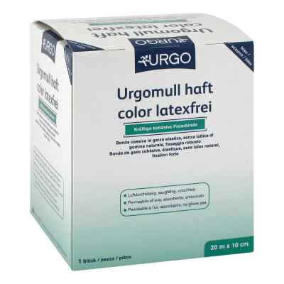 Urgomull haft color latexfrei 10 cmx20 m blau 1 stk von Urgo GmbH PZN 01833162