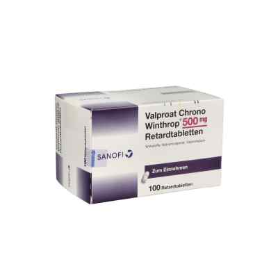 Valproat chrono Winthrop 500 mg Retardtabletten 100 stk von Sanofi-Aventis Deutschland GmbH PZN 00999156