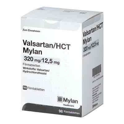 Valsartan/HCT Mylan 320mg/12,5mg 98 stk von Viatris Healthcare GmbH PZN 10055025