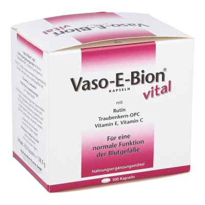 Vaso E Bion Vital Kapseln 100 stk von Rodisma-Med Pharma GmbH PZN 05870289