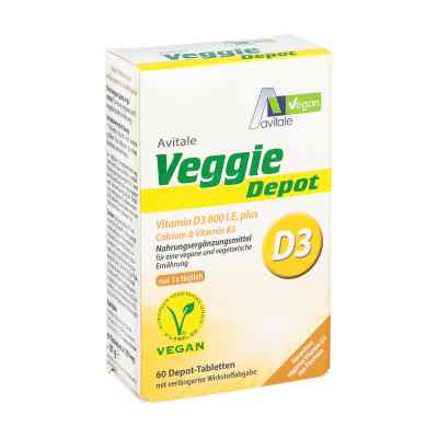Veggie Depot Vitamin D3 800 I.e.+calcium+b5 Tabletten