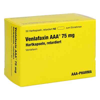 Venlafaxin Aaa 75 mg Hartkapseln retardiert 50 stk von AAA - Pharma GmbH PZN 07263530